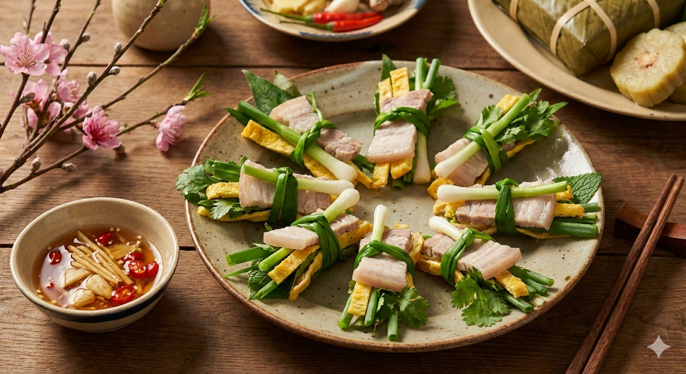 GUỐN (Gỏi rau thơm cuốn hành)